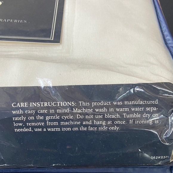 Ralph Lauren Cream Rod Pocket Drapery Set - Picture 3 of 6